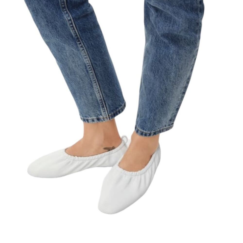 Everlane Classic White Flats
